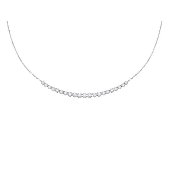 2.00ct VS/E-F Round cut Labgrown Diamonds Necklace