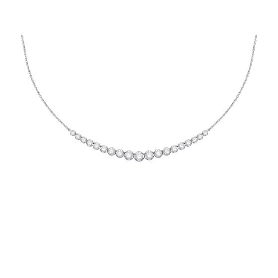 3.00ct VS/E-F Round cut Labgrown Diamonds Necklace
