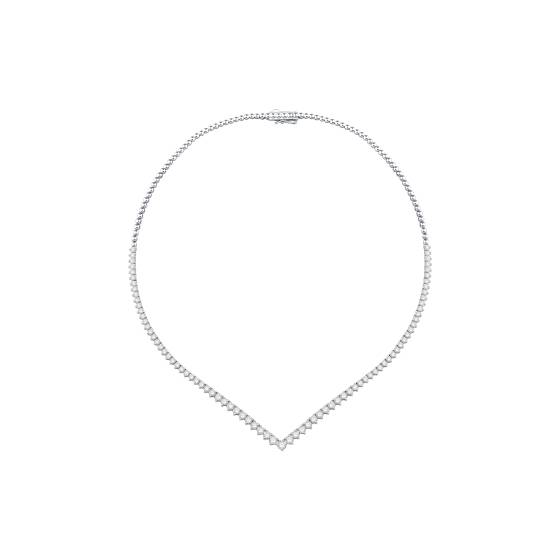 4.50ct VS/E-F Round cut Labgrown Diamonds Necklace