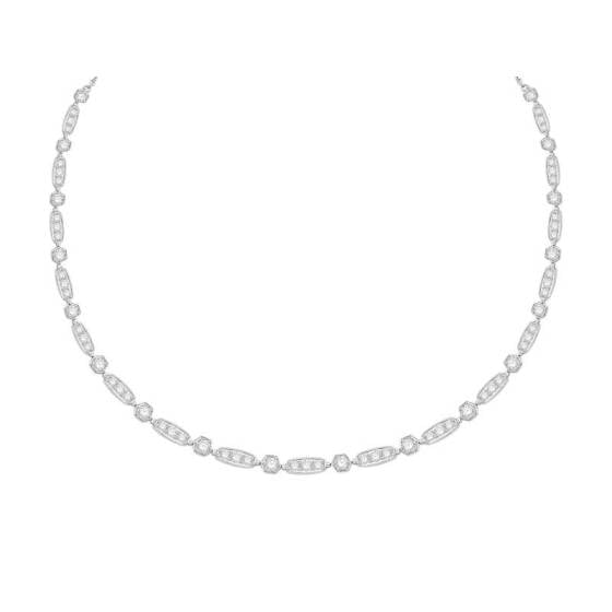 5.00ct VS/E-F Round Cut Labgrown Necklace