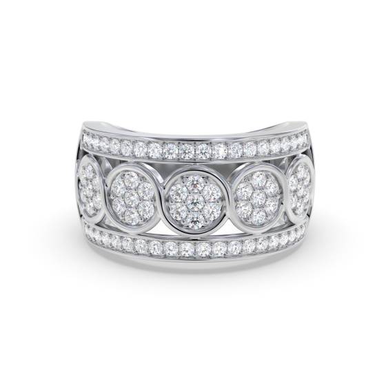 10.5mm Designer Bezel Set Dress Ring