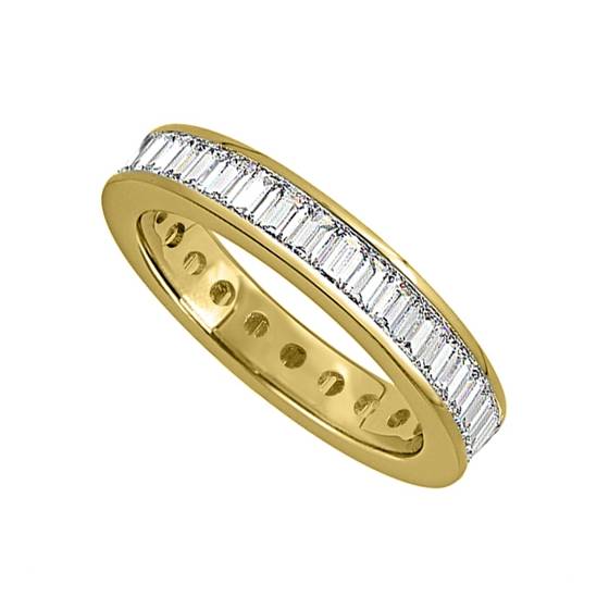 1.50ct Classic Baguette Diamond Full Eternity Ring