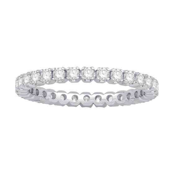 0.75ct Elegant Round Diamond Eternity Ring