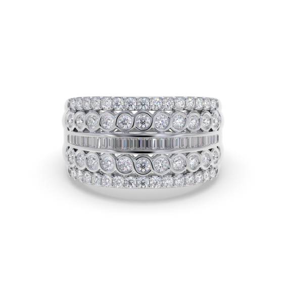 Designer Cluster Dress Ring