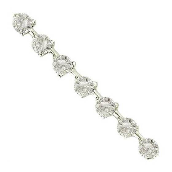Modern Round Diamond Tennis Bracelet