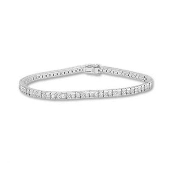 Unique Princess Diamond Tennis Bracelet
