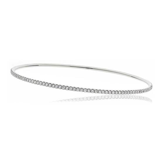 1.60ct Elegant Round Diamond Set Bangle