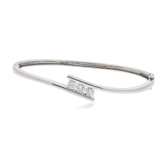 0.30ct Elegant Round Diamond Set Bangle