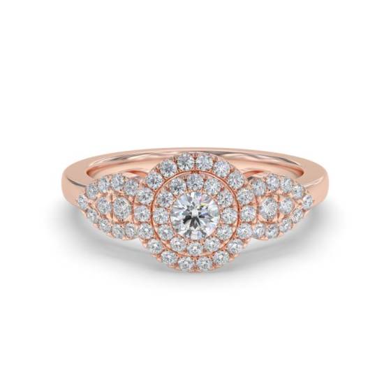 0.60ct Modern Round Diamond Dress Ring
