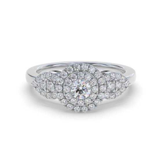 0.60ct Modern Round Diamond Dress Ring
