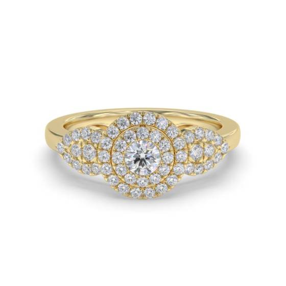 0.60ct Modern Round Diamond Dress Ring