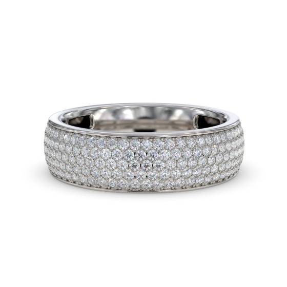 2.00ct Elegant Round Diamond Multi Row Dress Ring