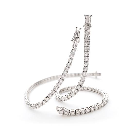 2.20ct Classic Single Row Diamond Tennis Bracelet