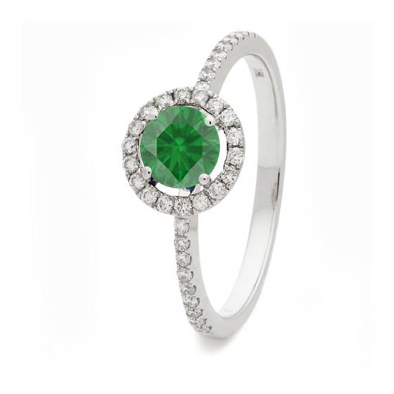 Emerald Sapphire and Diamond Ring