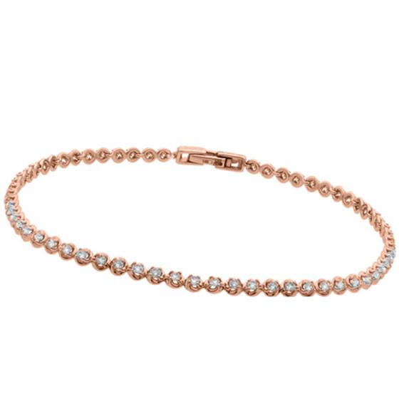 Classic Single Row Diamond Tennis Bracelet