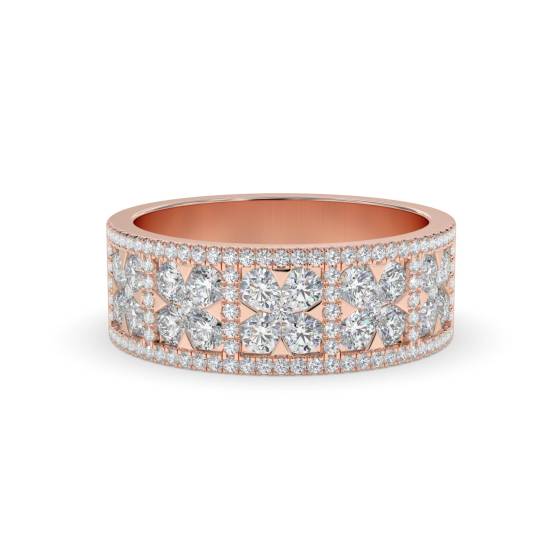 0.55ct Elegant Round Diamond Designer Ring