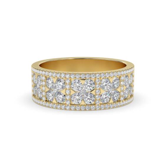 0.55ct Elegant Round Diamond Designer Ring