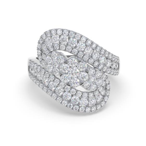 2.30ct Elegant Round Diamond Dress Ring