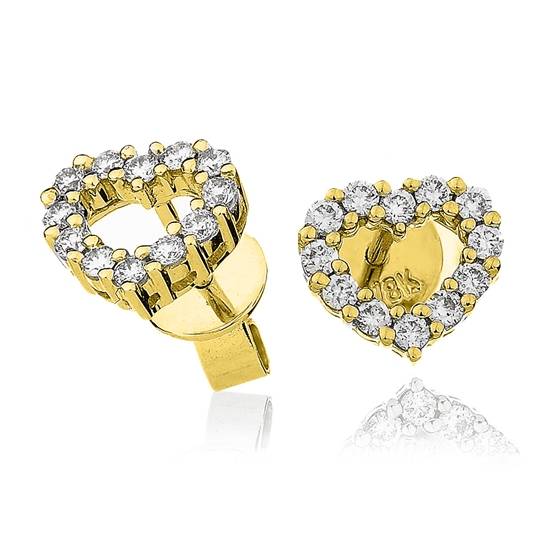 0.35ct Round Diamond Cluster Earrings