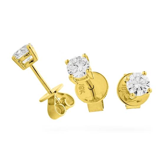 0.30ct Round Stud Diamond Earrings