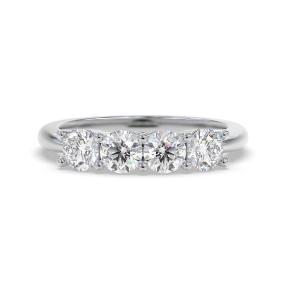 0.45ct Round 4 Stone Diamond Ring