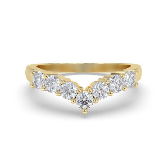 0.50ct Round 7 Stone Diamond Ring