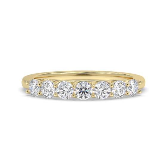 0.50ct Round 7 Stone Diamond Ring