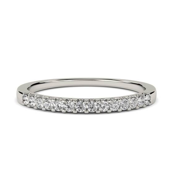 0.20ct VS/E-F Lab Grown Round Diamond Ladies Wedding Ring in Platinum