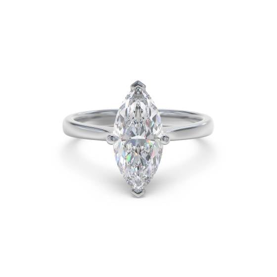 Marquise Diamond Engagement Ring