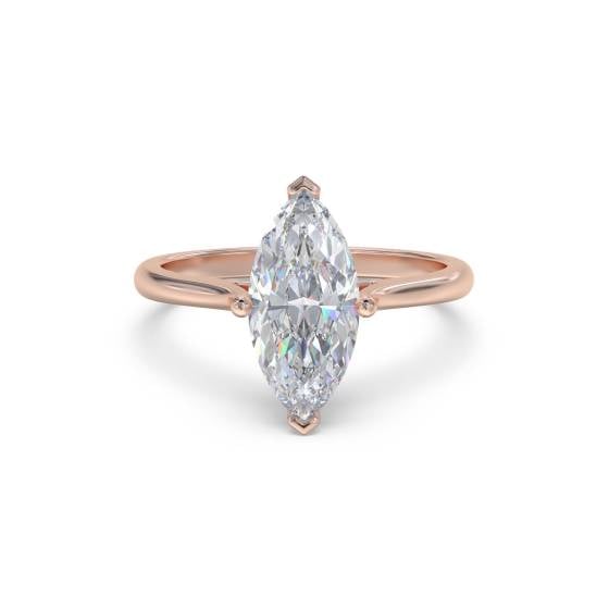 Marquise Diamond Engagement Ring