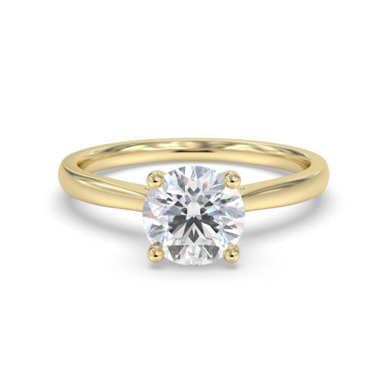 1.51ct VS1/E Round cut Lab Grown Diamond Solitaire Ring