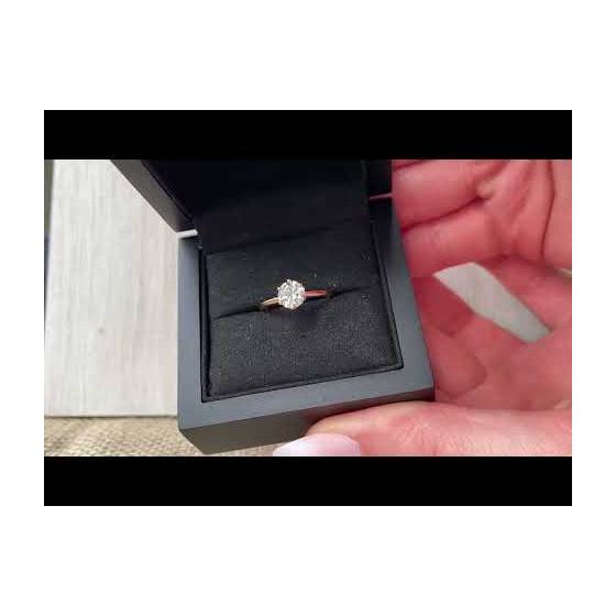 2.05ct VVS2/D Lab Grown Round Diamond Solitaire Ring in Platinum