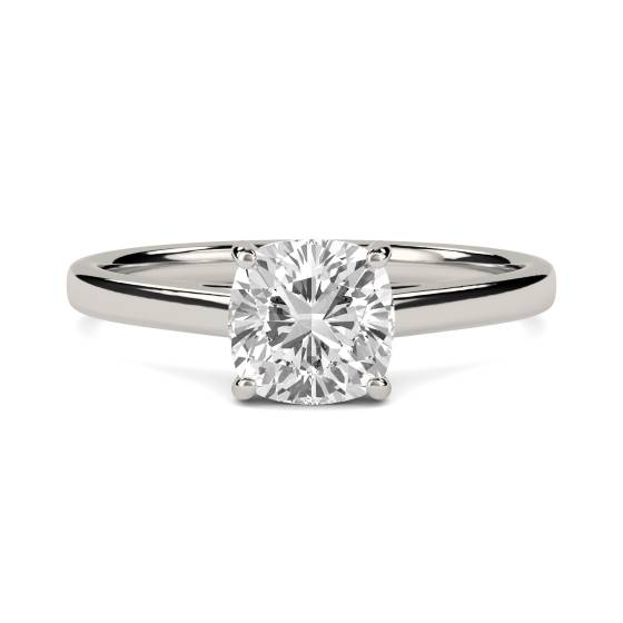 2.01ct VS1/E Cushion cut Lab Grown Diamond Solitaire Ring