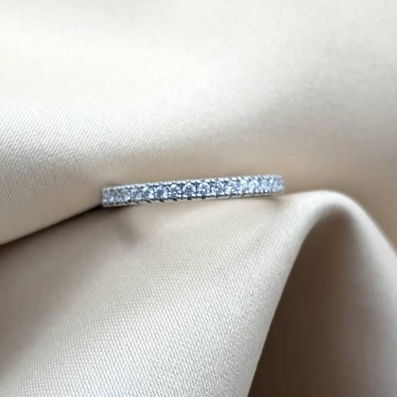 0.20ct VS/E-F Round Cut Natural Diamond Wedding Ring