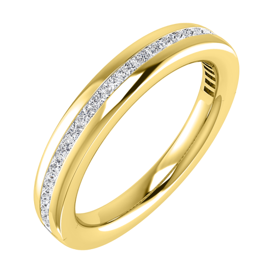 50% Diamond Set Eternity Ring