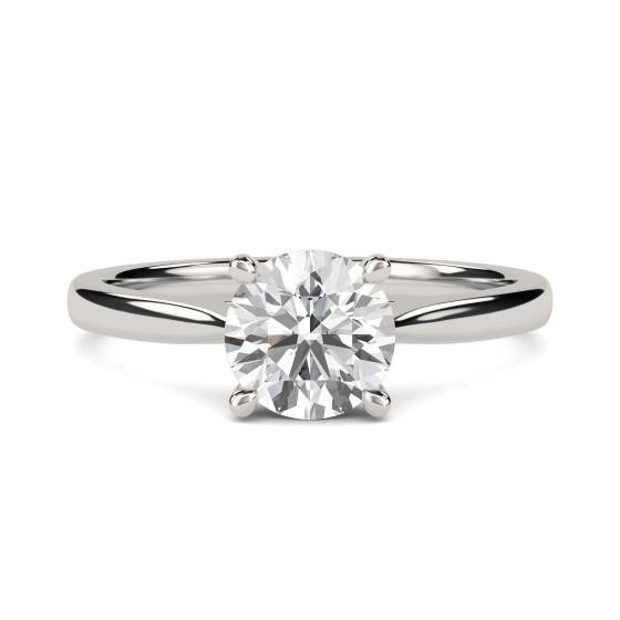 3.00ct SI2/E Round Natural Diamond Engagement Ring