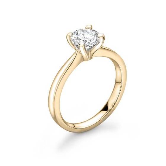 2.10ct SI2/D Round Cut Natural Diamond Solitaire Ring
