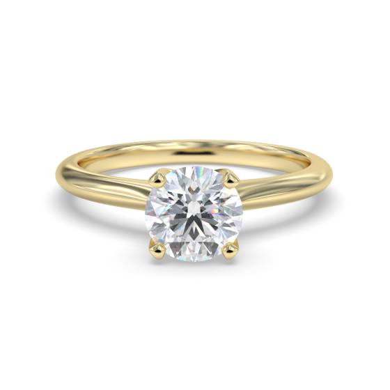 1.51ct VS2/E Round cut Lab Grown Diamond Solitaire Ring