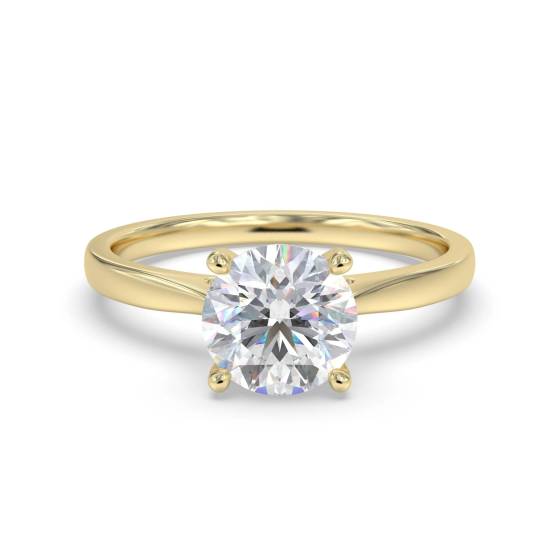 2.40ct VS2/D Round Cut Labgrown Solitaire Ring