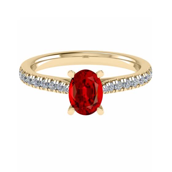 Ruby and Diamond Ring