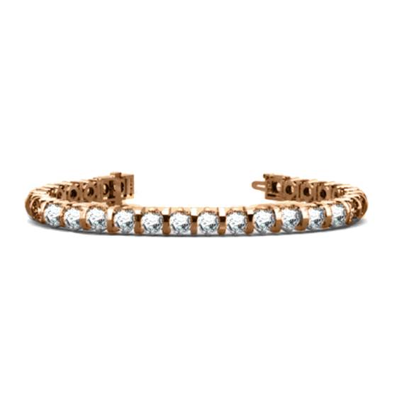 Modern Round Diamond Tennis Bracelet