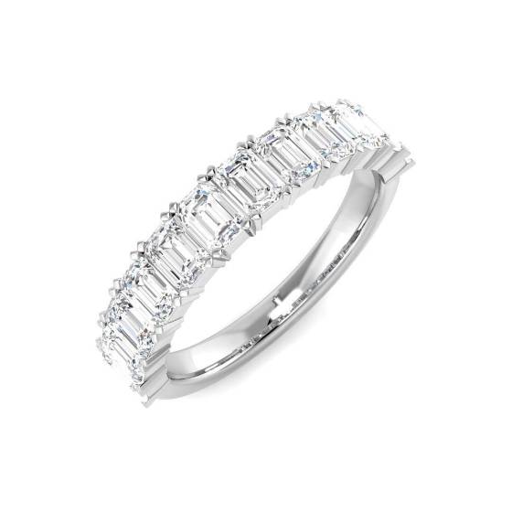 1.86ct VVS/D-E Emerald Cut Labgrown Diamond Dress Ring