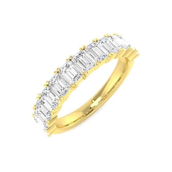 1.86ct VVS/D-E Emerald Cut Labgrown Diamond Dress Ring