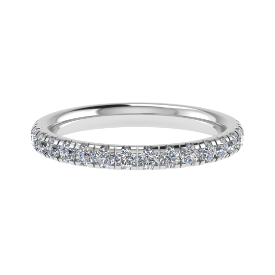 0.50ct Round Diamond Set Eternity Ring