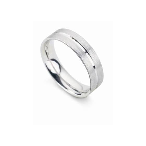 6mm Flat Court Shape Groove Band