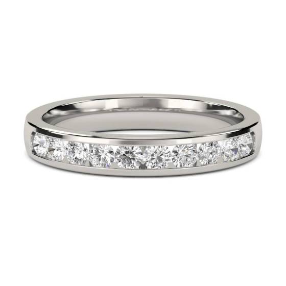 0.75ct VS/E-F Round Cut Lab Grown Diamond Wedding Ring