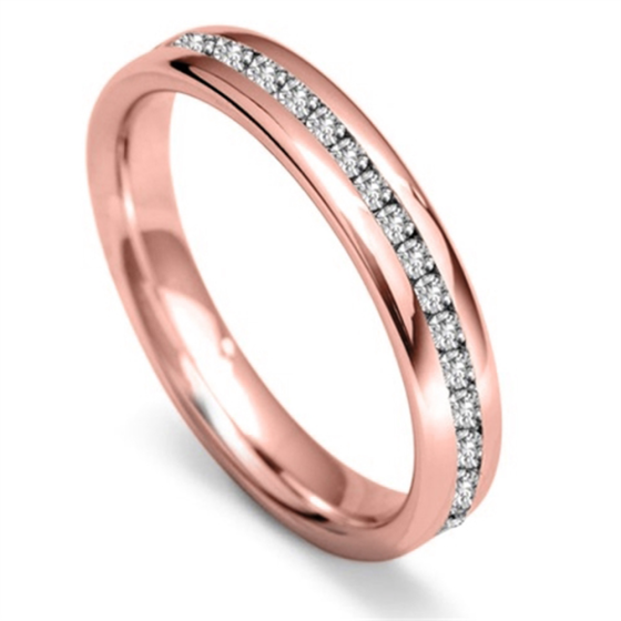 3.5mm Round Diamond 40% Wedding Ring