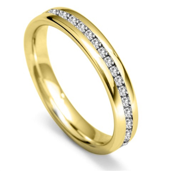 3.5mm Round Diamond 40% Wedding Ring