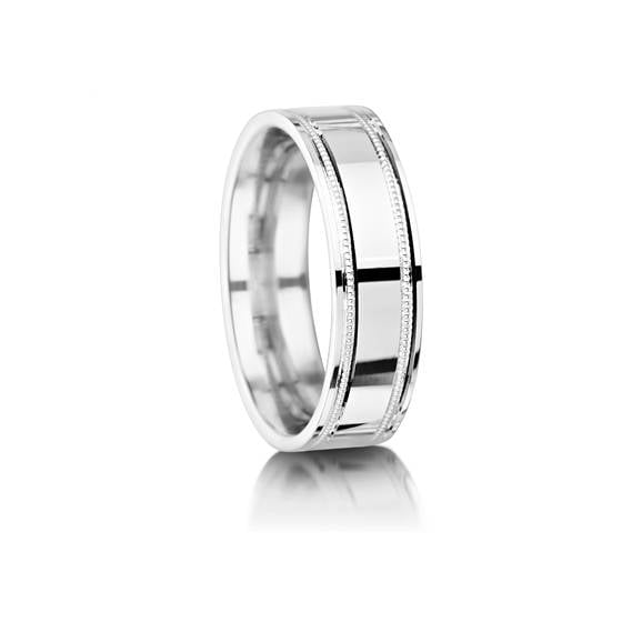 6mm Flat Court With Beading In From Edges