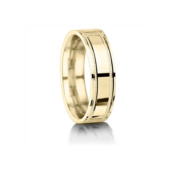 6mm Flat Court With Beading In From Edges